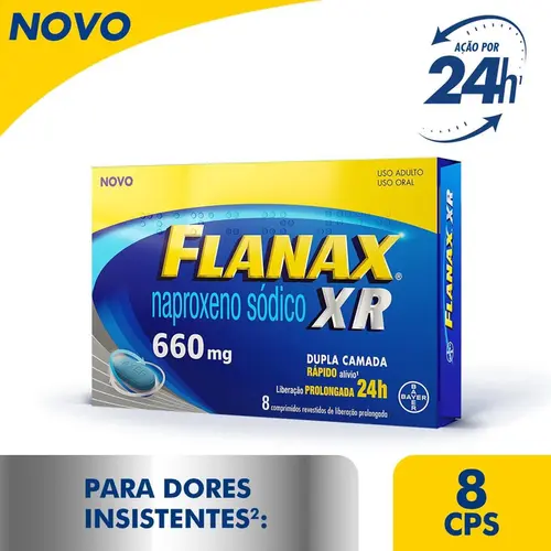 FLANAX XR 660MG 8 COMPRIMIDOS