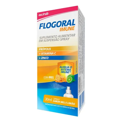 FLOGORAL IMUNE SPRAY 30ML MEL E LIMÃO