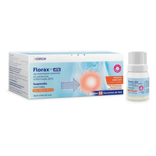 FLORAX SM ATB PEDIÁTRICO 10 FLACONETES