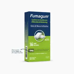 FUMAGUM MENTA 4MG 36 GOMAS