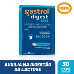GASTROL DIGEST LAC 10.000 UI FCC 30 CÁPSULAS BAUNILHA