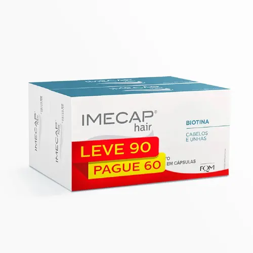IMECAP HAIR LEVE 90 PAGUE 60