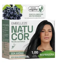 TONALIZANTE NATUCOR 1.00 PRETO INTENSO