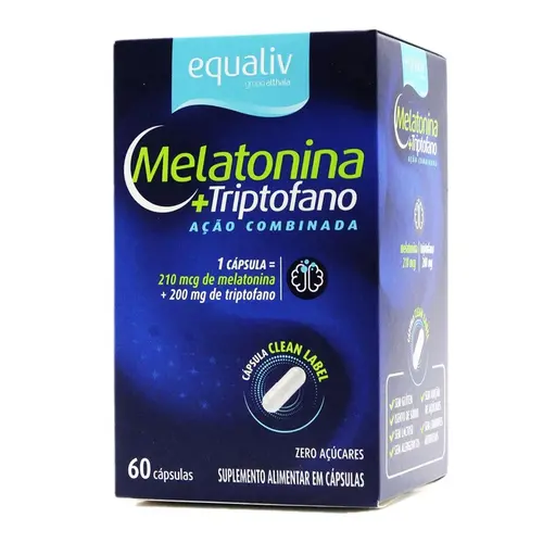 MELATONINA E TRIPTOFANO 60CAPS EQUALIV