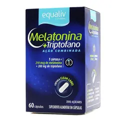 MELATONINA E TRIPTOFANO 60CAPS EQUALIV