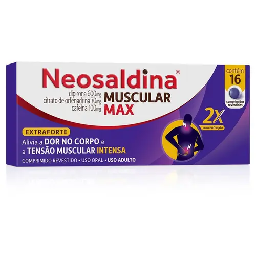 NEOSALDINA MUSCULAR MAX 16 COMPRIMIDOS