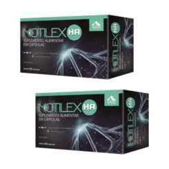 Kit Motilex HA com 2 caixas 60 Cápsulas cada
