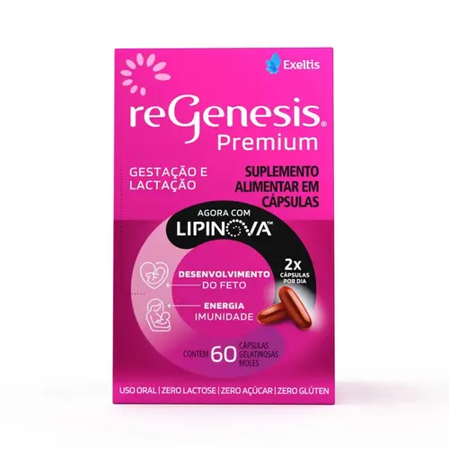 REGENESIS PREMIUM COM LIPNOVA 60 CÁPSULAS