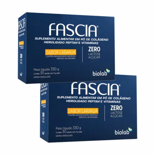 Kit Fascia sabor Laranja com 30 Sachês
