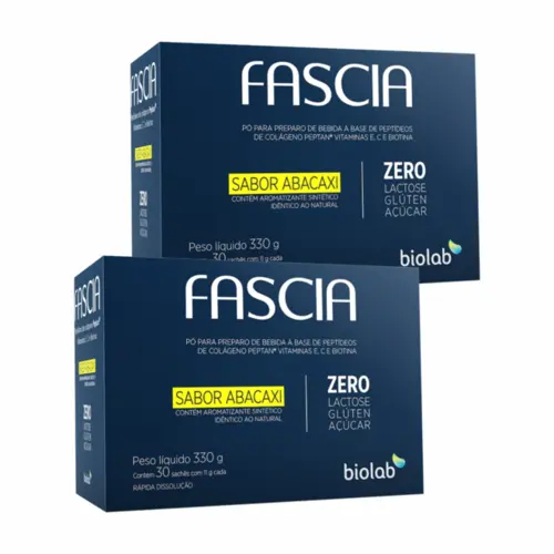 Kit Fascia sabor Abacaxi com 30 Sachês