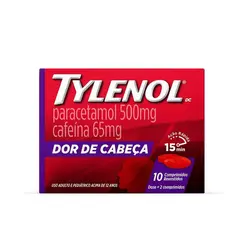 TYLENOL DC 500+65MG 10 COMPRIMIDOS