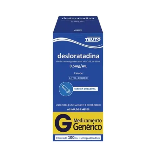 DESLORATADINA 0,5MG/ML 100ML TEUTO
