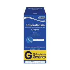 DESLORATADINA 0,5MG/ML 100ML TEUTO