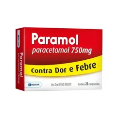 PARACETAMOL 750 MG 20 COMPRIMIDOS BELFAR