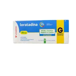 LORATADINA 10MG 12 COMPRIMIDOS VITAMEDIC