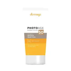 PROTETOR SOLAR DERMAGE PHOTOAGE MINERAL FLUIDO FPS50 MÉDIO