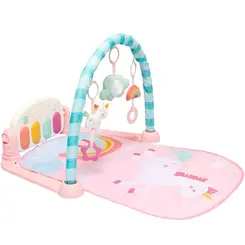 BRINQUEDO BUBA GINÁSIO DE ATIVIDADES COM PIANO MAGIC UNICÓRNIO +3M