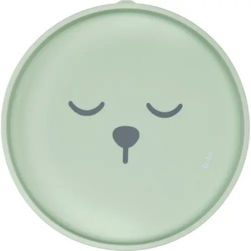 PRATINHO EM SILICONE BUBA GUMY COM VENTOSAS VERDE REF 19679