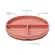PRATINHO EM SILICONE BUBA COM VENTOSAS ROSA ESCURO REF 20963