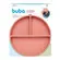 PRATINHO EM SILICONE BUBA COM VENTOSAS ROSA ESCURO REF 20963