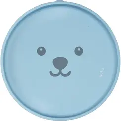 PRATINHO EM SILICONE BUBA GUMY COM VENTOSAS AZUL REF 19677