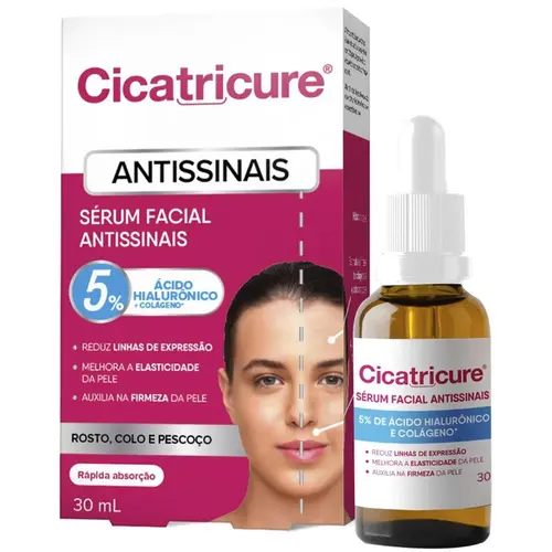 CICATRICURE SERUM FACIAL 30ML ANTISSINAIS
