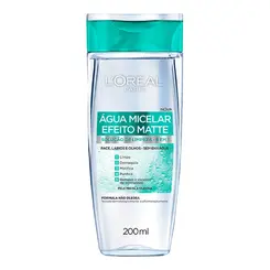 ÁGUA MICELAR LOREAL 200ML MATTE