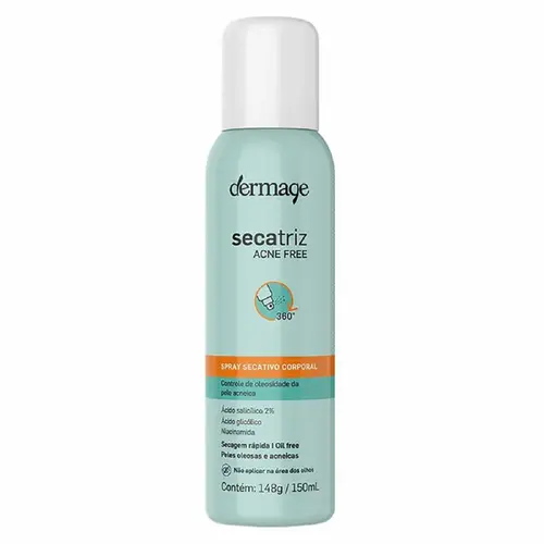 DERMAGE SECATRIZ ACNE FREE 150ML SECATIVO CORPORAL
