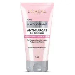 GEL DE LIMPEZA LOREAL GLYCOLIC-BRIGHT 150ML ANTI-MARCAS
