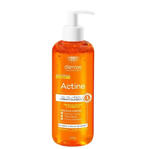 GEL DE LIMPEZA ACTINE 400G PELES OLEOSAS