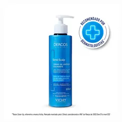 DERCOS CREME DE LIMPEZA 300ML SENSI SCALP
