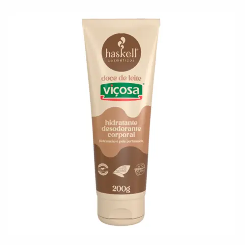 HIDRATANTE CORPORAL HASKELL 200G DOCE DE LEITE VIÇOSA