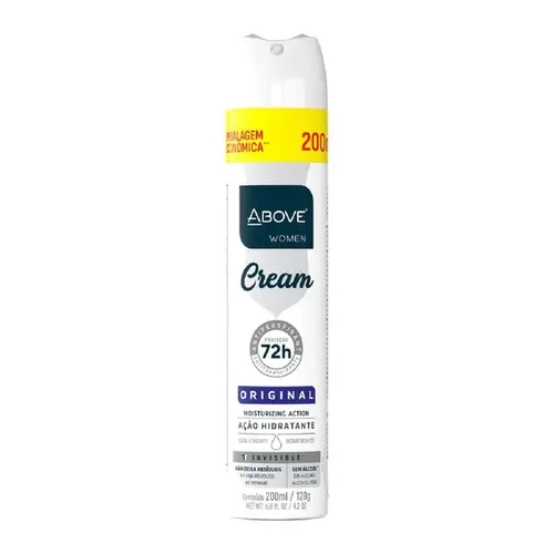 DESODORANTE ABOVE AEROSOL 200ML CREAM ORIGINAL