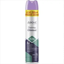 DESODORANTE ABOVE AEROSOL 200ML DERMA CLINICAL WOMEN