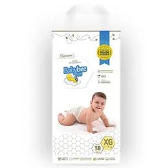 FRALDA BABYBEE FREE DERMOPROTETORA XG 38 UNIDADES